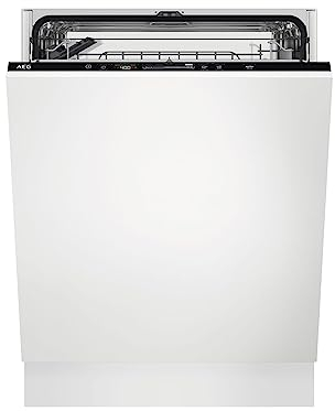 AEG Lavavajillas empotrable FSK53617Z, 60 cm, totalmente integrado, tecnología de puerta de remolque, altura de trabajo 85-91 cm