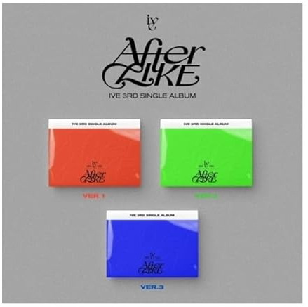 IVE After Like 3rd Single Album PHOTOBOOK Version Random Cover CD+1p Folding Poster On Pack+96p PhotoBook+1p PhotoCard+1p PostCard+Tracking Sealed