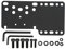 Joysticks et Matériel de Jeu Vidéo, Pince USB Frein à Main Plaque SIM 14 Bits Capteur Hall Boutons de Changement de Vitesse Accessoire de Remplacement USB Adapté Pour G27 G25