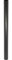 WAGNER Möbelbein/Tischbein/Möbelfuß/Systemrohr TENO - Ø 60 x 870 mm, individuell mit TENO System und QuickClick kombinierbar, Stahl pulverbeschichtet schwarz, Tragkraft 50 kg - 12301101