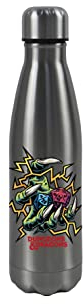 Dragons et donjons Bouteille Bouteille en acier double paroi Capacité 500 ml, couleur acier, unisexe, produit officiel (CyP Brands)