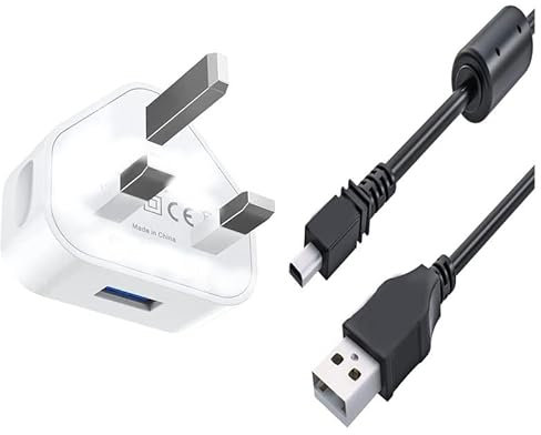 Wall Charger & Power Adaptor USB Data Cable Lead For Nikon Coolpix B500