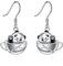 Panda Ohrringe für Damen Mädchen 925 Sterling Silber Tassen Hängend Ohrhänger Panda Schmuck Geschenk
