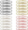 UMCHU 20 Stück Büroklammerhalter Stiftclips,Metall Stift Clip,Stift Clip Assistent,Büroklammern Set,für Bücher, Notizbücher, Tagebücher, Kalender(4 Farben)