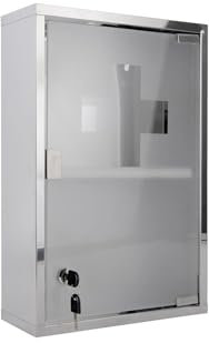 Present Time Medizinschrank, Höhe 48 cm, Metall, Mehrfarbig, klein