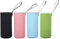 Housse Bouteille en Néoprène, Couvercle de Bouteille Néoprène, Housse Bouteille Neoprène Pochette, Pochette pour Bouteilles en Verre, Housse de Protection Thermique en Néoprène, 4 Pièces