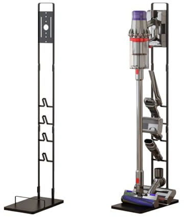 Foho Supporto Compatible per Dyson Gen5 V15 V12 V11 V10 V8 V7 V6 Aspirapolvere Base Organizer Stoccaggio in Metallo Staffa