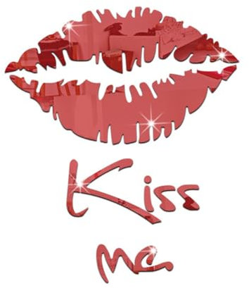 BESTonZON Miroir Autocollant Mural Effet Miroir pour Salon Tv Mur Forme