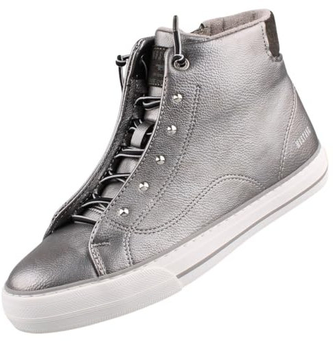 MUSTANG 1501-501, Zapatillas Mujer, Plata, 38 EU