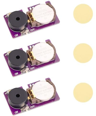 3pcs Annoying Noise Machine, New Cricket Noise Items with 16 Sounds Beeping Cricket Noise Maker Concealed Noise Stuff Noise Maker Device for Gag Joke Gifts School Friend Party (Dark Purple)
