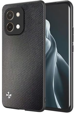 EASSGU Custodia per vivo Y28 (4G) (6.68 Inches), Cover per Telefono in Stile Business con Retro in PU Pelle - Kevlar