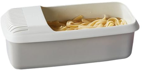 Cuocipasta A Microonde Con Colino, Cuocipasta Per Microonde Resistente Al Calore, Fornello Per Spaghetti Vaporiera Per Spaghetti Da Cucina, Ciotola Per Spaghetti, Contenitore Cuoci Spaghetti