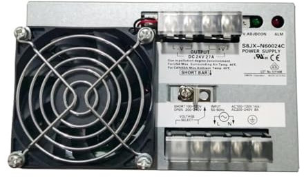 CAYUND Schaltnetzteil S8JX-G60024C Schaltnetzteil 600W/24V Ausgang 25A Hohe Leistung