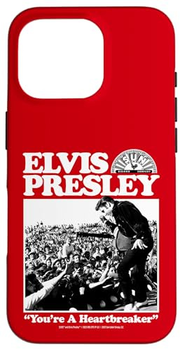 Sun Records X Elvis Presley Du bist ein Herzensbrecher Hülle für iPhone 16 Pro