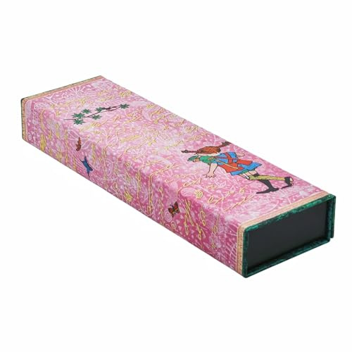 Astrid Lindgren, Pippi Longstocking (Embellished Manuscripts Collection) Pencil Case (Wrap Closure)