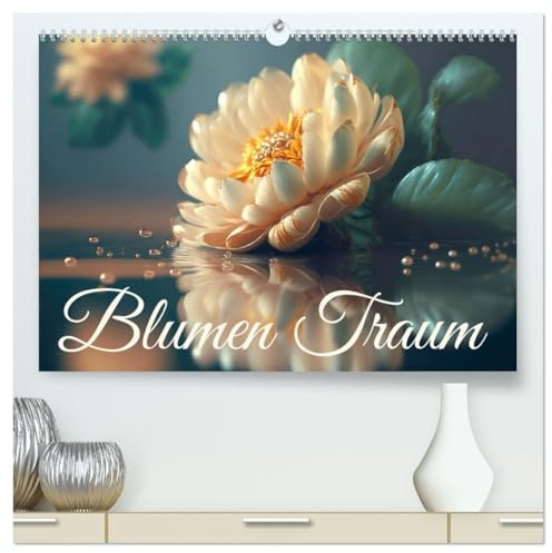 Blumen Traum (hochwertiger Premium Wandkalender 2026 DIN A2 quer), Kunstdruck in Hochglanz: Blumen zum Träumen in den vier Jahreszeiten (CALVENDO Natur)