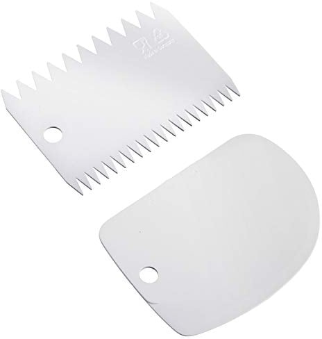 Westmark Set de raspador y decorador de pasteles , 2 piezas, Plástico, Blanco, 30852270