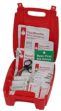 Safety First Aid Group Group Evolution HypaSoothe Burns First Aid Kit, Large - Fully Stocked