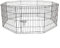 Pet Dog Pen Puppy Cat Rabbit Foldable Playpen Indoor/Outdoor Enclosure Run Cage (Medium: Height 76cm)