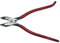 Eisenarbeiter-Zange, aggressiver Rändel, 22,9 cm kleine Werkzeuge D201-7CSTA, rot
