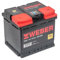 Magneti Marelli Parts & Services - Batteria Auto Weber L01, Batteria Auto 50Ah 067050450001 al Piombo Acido ad Elevate Prestazioni, Senza Manutenzione - 12V 50Ah 450A B13 con Maniglie, Ricambi Auto