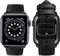MroTech Leather Strap compatible with Apple Watch Band replacement for iWatch Strap 49mm 45mm 44mm 42mm Genuine Leather Wristband for SE/Ultra Series 8 7 6 5 4 3 2 1 Watchband,crocodile pattern black