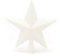 Elegant White Star Christmas Tree Topper | Xmas Tree Decorations