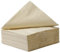 MORGIANA 100 Stück Bambus Servietten Eco Einweg 1/4 Falz 2-lagige 33 * 33CM Umweltfreundliche Beige Servietten Quadratische Hochwertige Servietten Party Restaurant Weihnachten Hochzeit