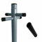 2.4m Heavy Duty Galvanised Outdoor Garden Clothes Washing Line PVC Washing Lines Powder Coated Post Pole Support With Socket Dryer Nylon Rope 30m