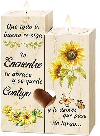 Regalos para Graduacion, Regalos Originales para Mujer, Regalos Primera Comunion Niño, Candelabro, Regalo Cumpleaños Mujer, Regalos Mujer, Regalo Amiga Hermana, Candeleros LIZHI