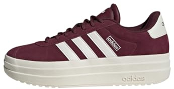 adidas Damen Vl Court Bold Schuhe, 40 EU, Kastanienbrauner Kern, Weiß, gebrochenes Weiß, 36 EU