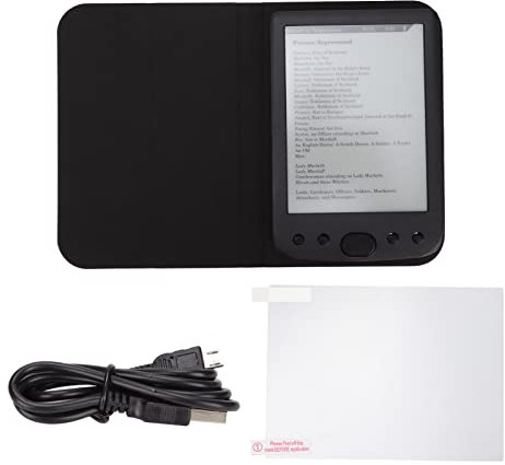 Mtlavishness E Reader 2018 26. 0×17. 0×5. 0 Ereader 6In 800X600 Ink Screen E Reader 8Gb 512Mb E-Book Reader with Protective Case Reading Film Battery Life E-Book Reader