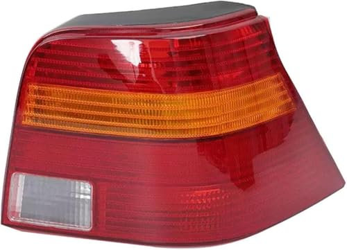Auto Rückleuchten für VW Golf 4 1998 1999 2000 2001 2002 2003-2008, Auto Heckleuchte Rücklicht Rückleuchte Baugruppe Links Rechts Rücklichter Gehäuse Ersatz Zubehör,F-Yellow Right