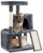 Yaheetech 106cm Cat Tree Cat Tower with Double Condo Scratching Post Dangling Ball for Kittens, Dark Grey