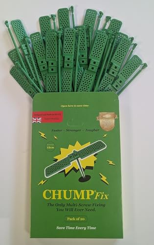 CHUMPFix The Multi-Screw Plasterboard and Lath-and-Plaster Fixing. Heavy Duty. Pack of Twenty.