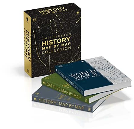 History Map by Map Collection: 3 Book Box Set: 3-Book Box Set - WWII, Battles, and World History Books