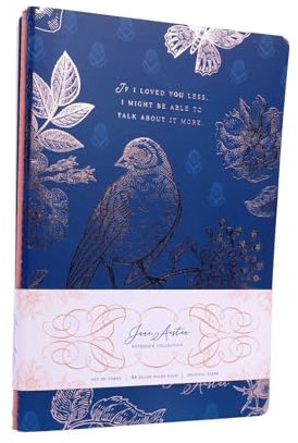 Jane Austen Sewn Notebook Collection (Set of 3)