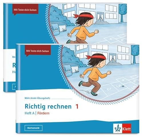 Paket Richtig rechnen 1. Fördern: 2 Hefte im Paket: Richtig rechnen A | Fördern| Richtig rechnen B | Fördern Klasse 1 (Mein Anoki-Übungsheft)