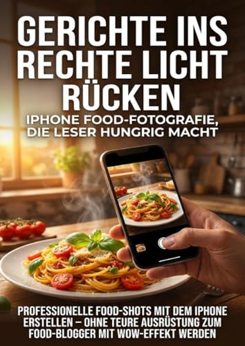 Gerichte ins rechte Licht rücken: iPhone Food-Fotografie, die Leser hungrig macht: Professionelle Food-Shots mit dem iPhone erstellen – ohne teure Ausrüstung zum Food-Blogger mit Wow-Effekt werden