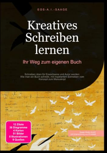 Kreatives Schreiben lernen: Ihr Weg zum eigenen Buch: Schreiben üben für Erwachsene und Autor werden: Wie man ein Buch schreibt, mit inspiriertem Schreiben vom Konzept zum Manuskript