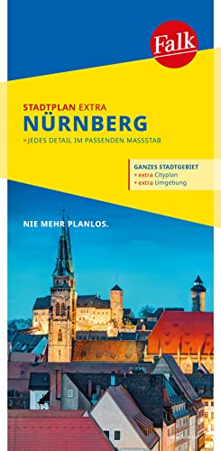 Falk Stadtplan Extra Standardfaltung Nürnberg 1:20 000: mit Ortsteilen von Feucht, Fürth, Heroldsberg, Oberasbach, Röthenbach a. d. P. (Falk Stadtplan Extra Standardfaltung - Deutschland)