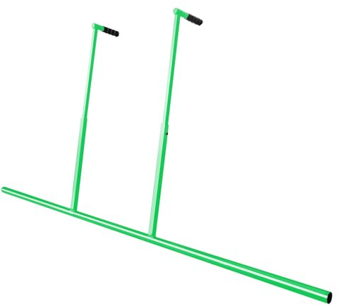 Metex Steel Dapple Bar 2000mm for Flowing Concrete – Fully Welded Steel Construction with 90 Degree Comfort Grip Handles - Height Adjustable with A Powder Coated Finish - Colour May Vary