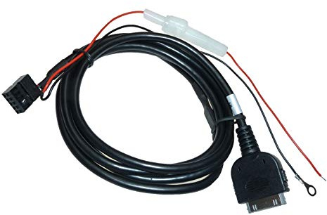 AUX Line In 10 Pol Adapter Kabel Kompatibel Mit BMW E46 Business passend für Apple iPhone iPod