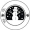 28871000 Stempel Winterglück, 3cm ø