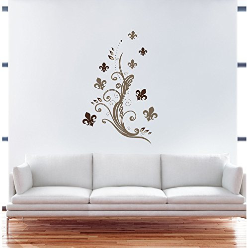 ROLLER Wandtattoo RANKE MIT LILIE