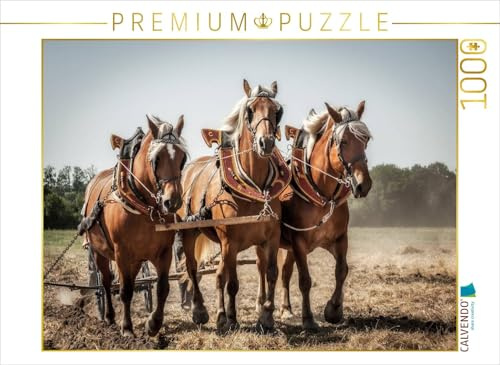 CALVENDO Puzzle EIN Motiv aus dem Kalender Landwirtschaft - Bilder von einst | 1000 Teile Lege-Größe 64 x 48 cm Foto-Puzzle für glückliche Stunden