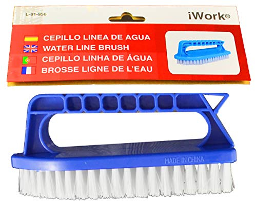 iWork L-81-956 Wasserlinie-Bürste, 15 x 16,2 x 6 cm, Blau/Weiß