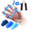 Kindax 3Pcs Finger Exerciser Elastici per L'allenamento delle Dita Plus 1 Hand Grip Pinza Mano Kit Perfetto per Rinforzare Dita, Polso e Avambraccio