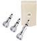 Adaptout 3 Globos de Tornillo Metal de Aluminio Gris 2 Corto 1 Largo con Tornillo Accesorio de Embrague para SJCAM Go Pro Hero 7/6 / 5/4/3 + / 3/2 / 1 Brand French