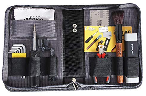 Perfect Guitar Maintenance and Setup Tools Kit Musician's Tool Kit Guitar Care Repair Maintenance Tech Tools With Protect Bag
